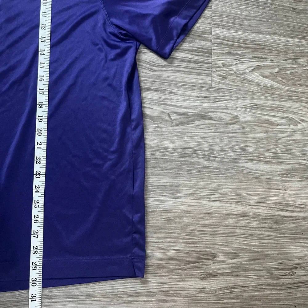 Nike Dri-FIT Minnesota Vikings NFL Polo Shirt Mens 2XL Purple Gold 597159-547